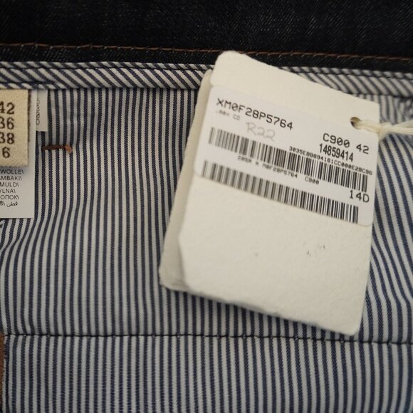 Brunello Cucinelli Monili Jeans Blue Denim Trousers Elastic Hem Size 6 New $1795 - Picture 9 of 9